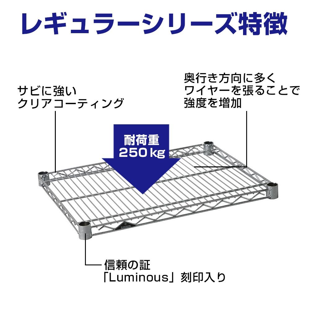 Amazon｜[ドウシシャ] ルミナス ポール径25mm用パーツ 棚板
